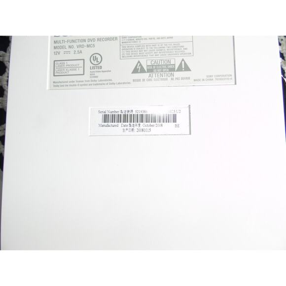 SONY Dvd Recorder DvdDirect VRD-MC5 Multi-Function EXCELLENT CONDITION - Picture 8 of 16